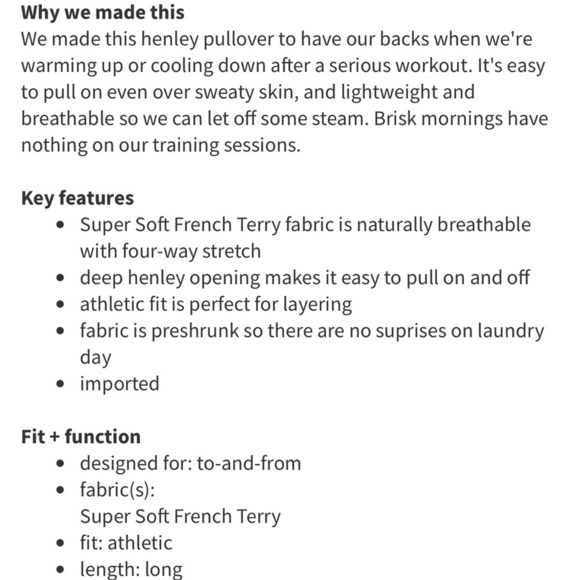 Lululemon Athletica all town Henley - Picture 8 of 8